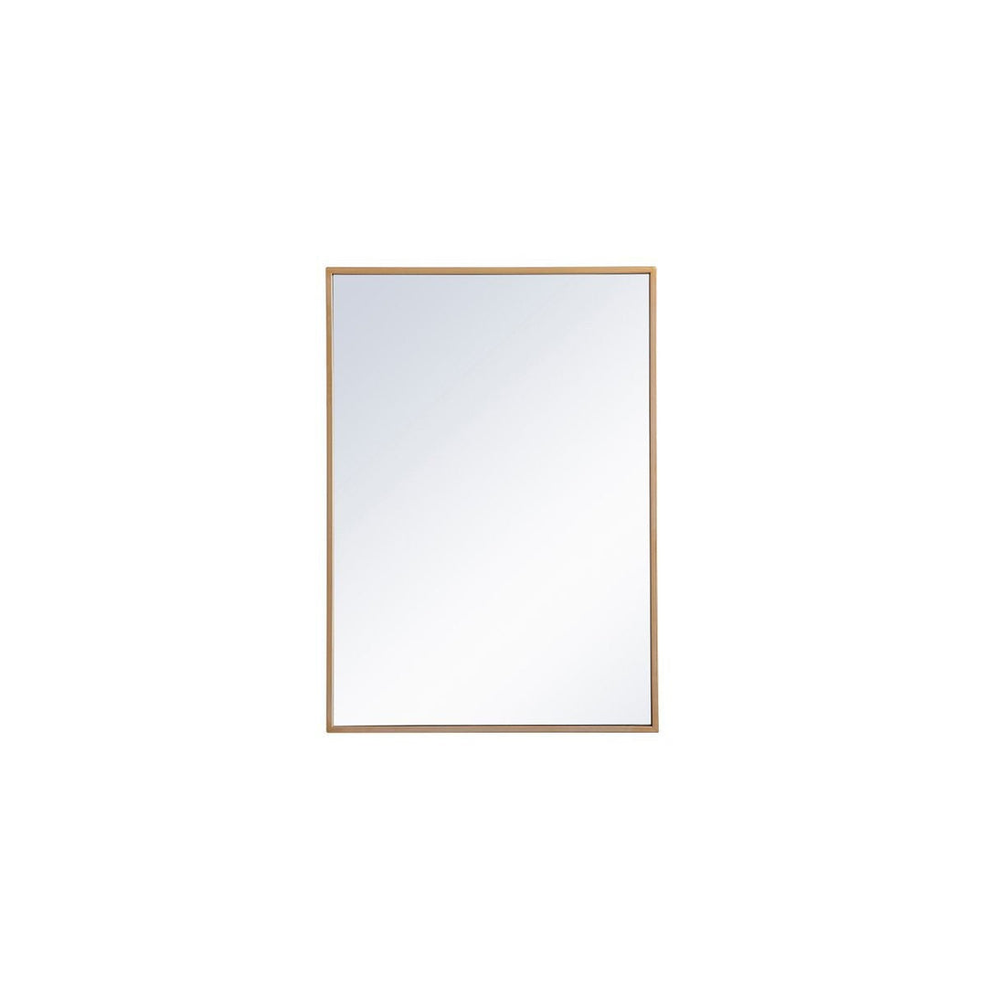 Elegant Lighting MR572028BRS  Wyn Mirror Brass