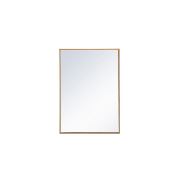 Elegant Lighting MR572028BRS  Wyn Mirror Brass