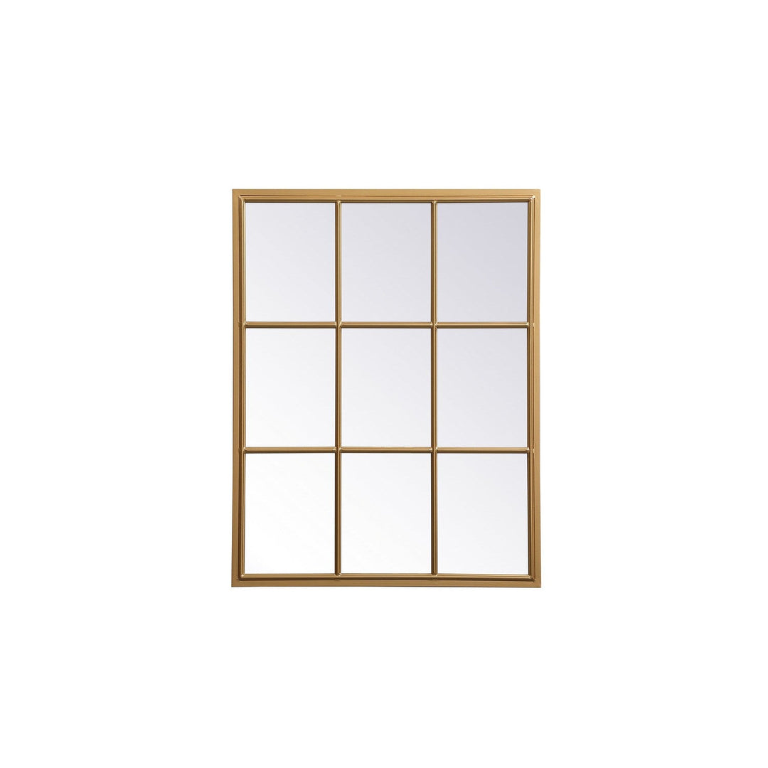 Elegant Lighting MR622836BR Motif Mirror Mirror Brass