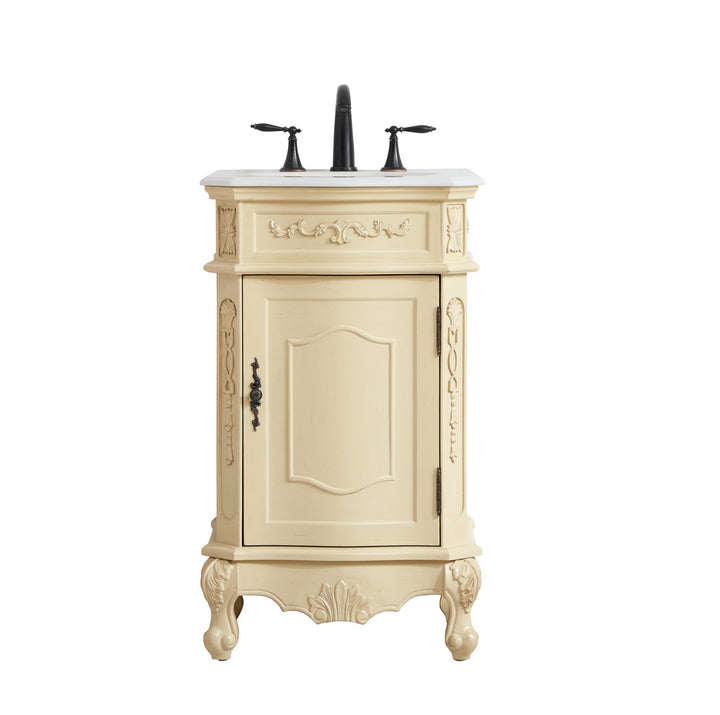 Elegant Lighting VF10121LT Danville Single Bathroom Vanity Plumbing Bronze / Dark