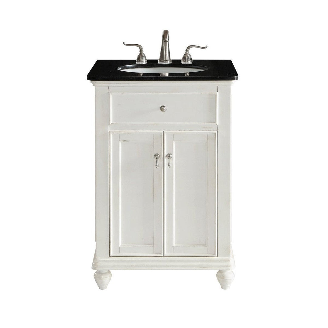 Elegant Lighting VF12324AW  Otto Plumbing Antique White