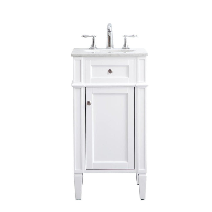 Elegant Lighting VF12518WH  Park Avenue Plumbing White