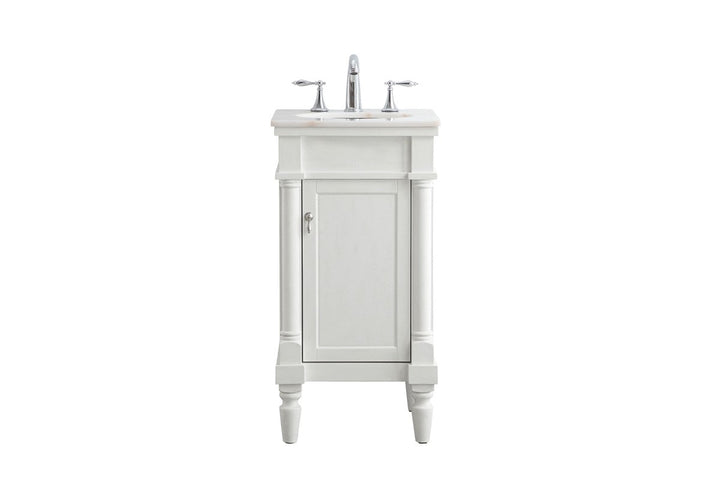 Elegant Lighting VF13018AW  Lexington Plumbing Antique White