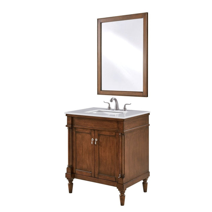 Elegant Lighting VF13030WT  Lexington Plumbing Walnut