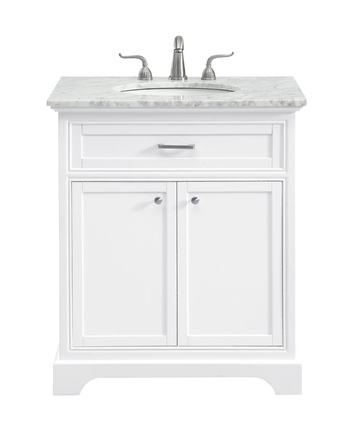 Elegant Lighting VF15030WH  Americana Plumbing White