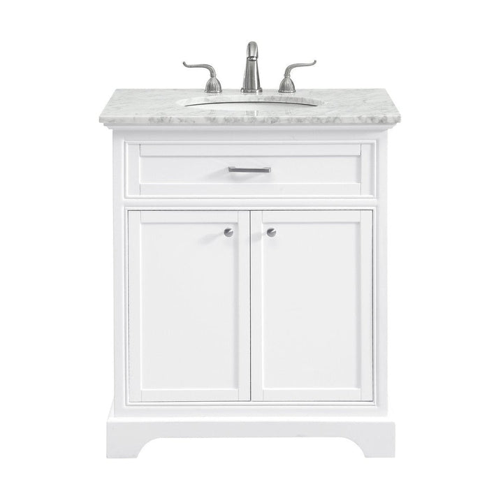 Elegant Lighting VF15030WH  Americana Plumbing White