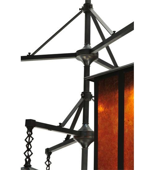 Meyda Tiffany Church Street 110093 Chandelier Light - Craftsman Brown