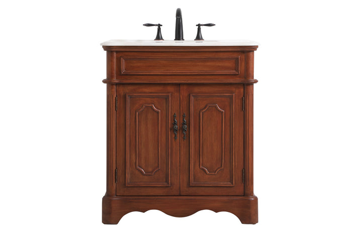 Elegant Lighting VF30430TK Francis Bathroom Vanity Set Plumbing Bronze / Dark