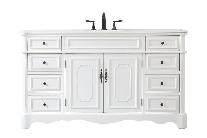 Elegant Lighting VF30460AW Francis Bathroom Vanity Set Plumbing White