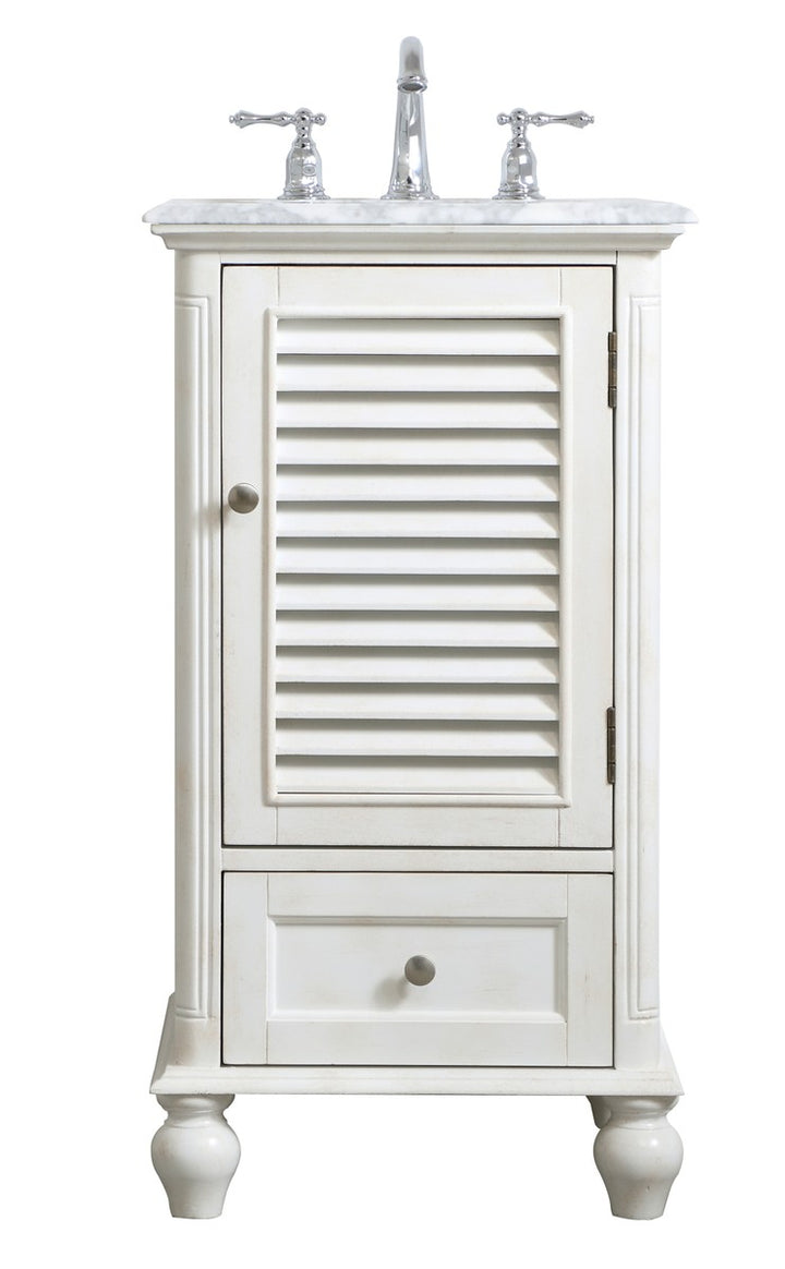 Elegant Lighting VF30519AW  Rhodes Plumbing Antique White