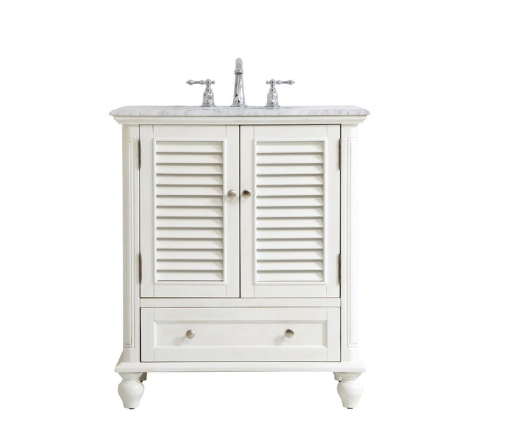 Elegant Lighting VF30530AW  Rhodes Plumbing Antique White