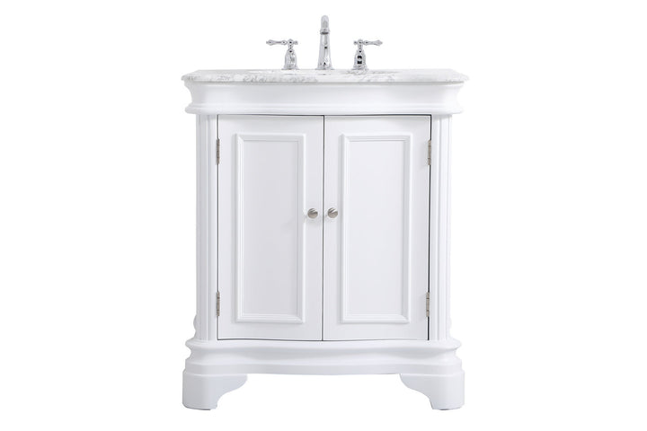 Elegant Lighting VF52030WH  Kameron Plumbing White