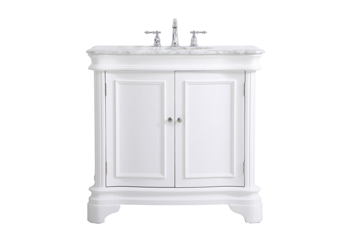 Elegant Lighting VF52036WH  Kameron Plumbing White