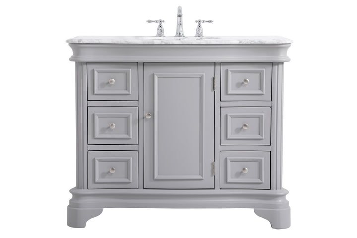 Elegant Lighting VF52042GR Kameron Bathroom Vanity Set Plumbing Gray