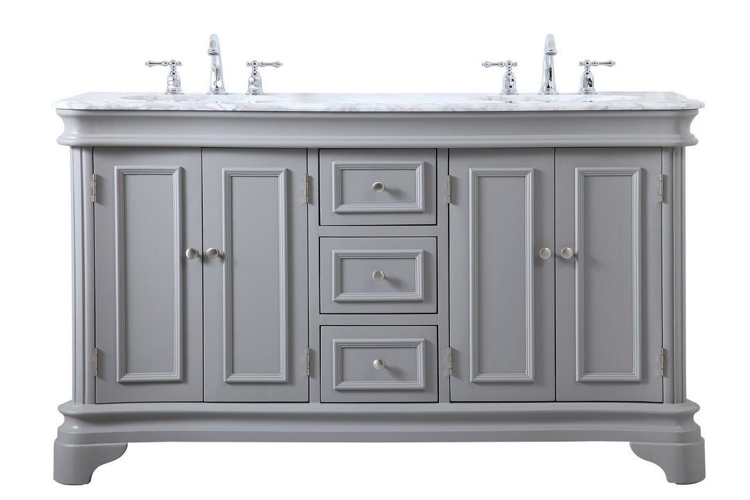 Elegant Lighting VF52060DGR Kameron Bathroom Vanity Set Plumbing Gray