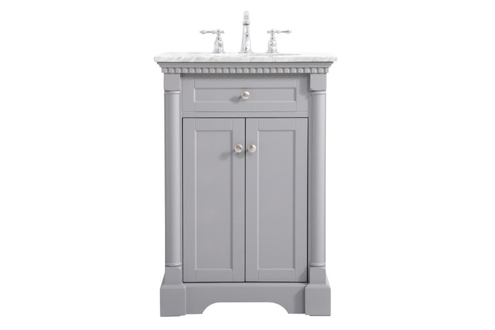 Elegant Lighting VF53024GR  Clarence Plumbing Grey