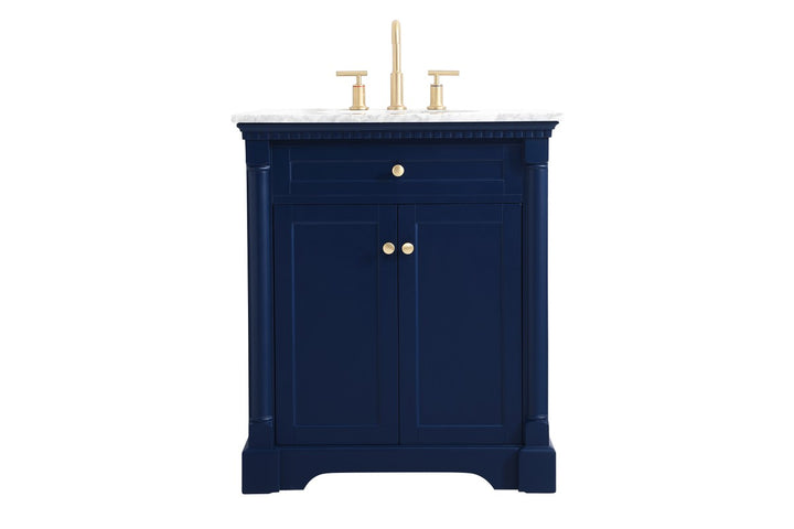 Elegant Lighting VF53030BL  Clarence Plumbing Blue