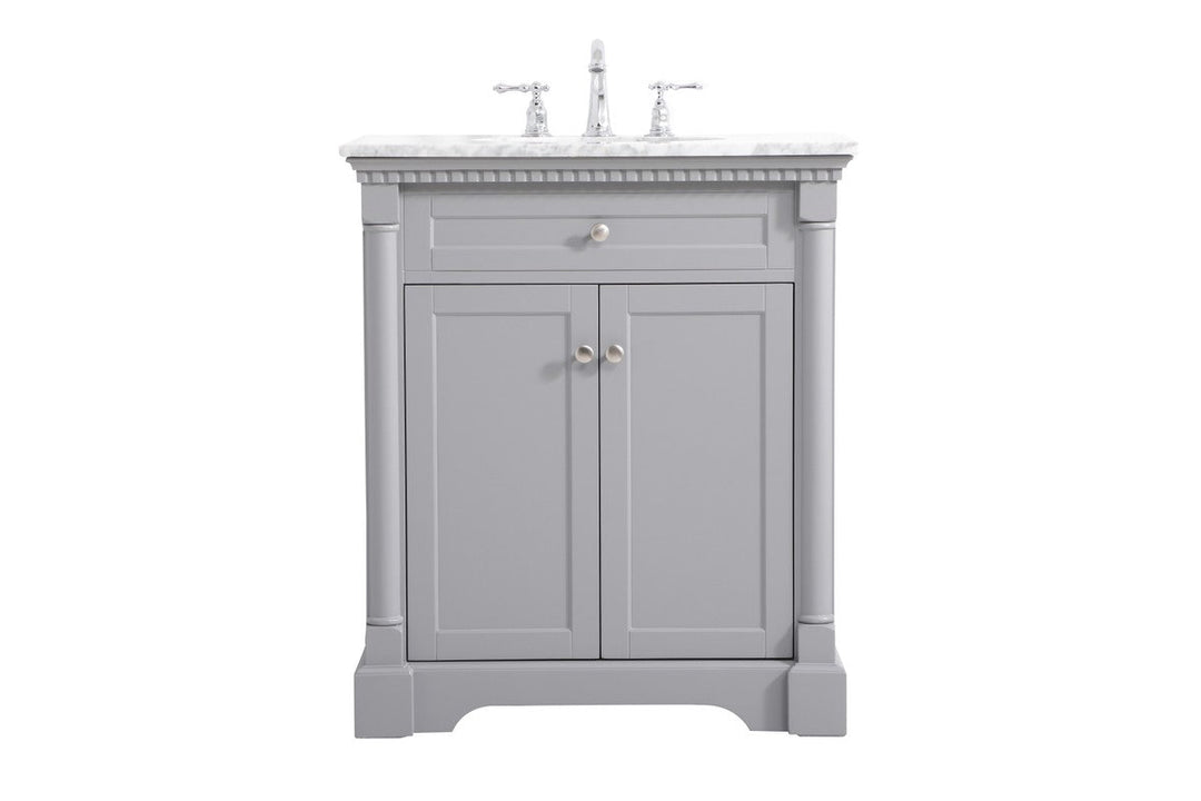 Elegant Lighting VF53030GR  Clarence Plumbing Grey