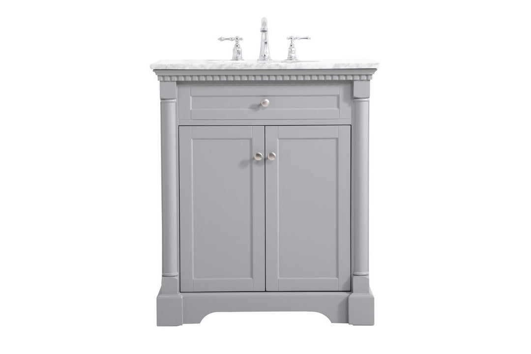 Elegant Lighting VF53030GR  Clarence Plumbing Grey