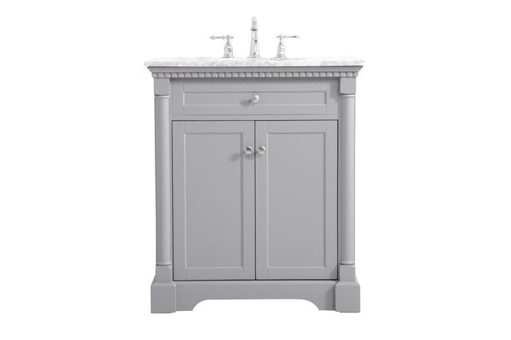 Elegant Lighting VF53030GR  Clarence Plumbing Grey