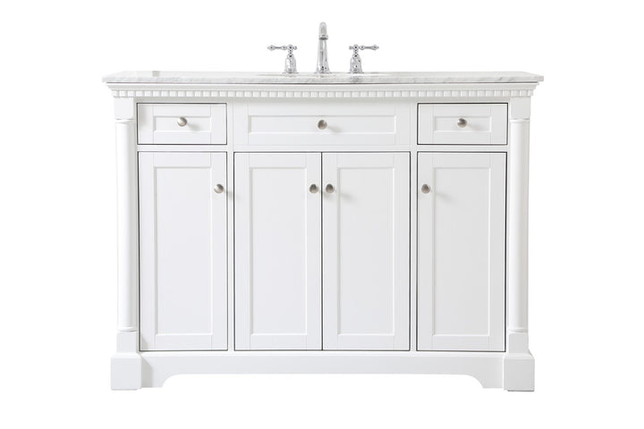 Elegant Lighting VF53048WH  Clarence Plumbing White