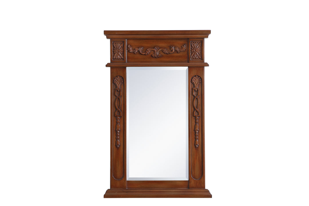 Elegant Lighting VM11828TK  Danville Mirror Teak