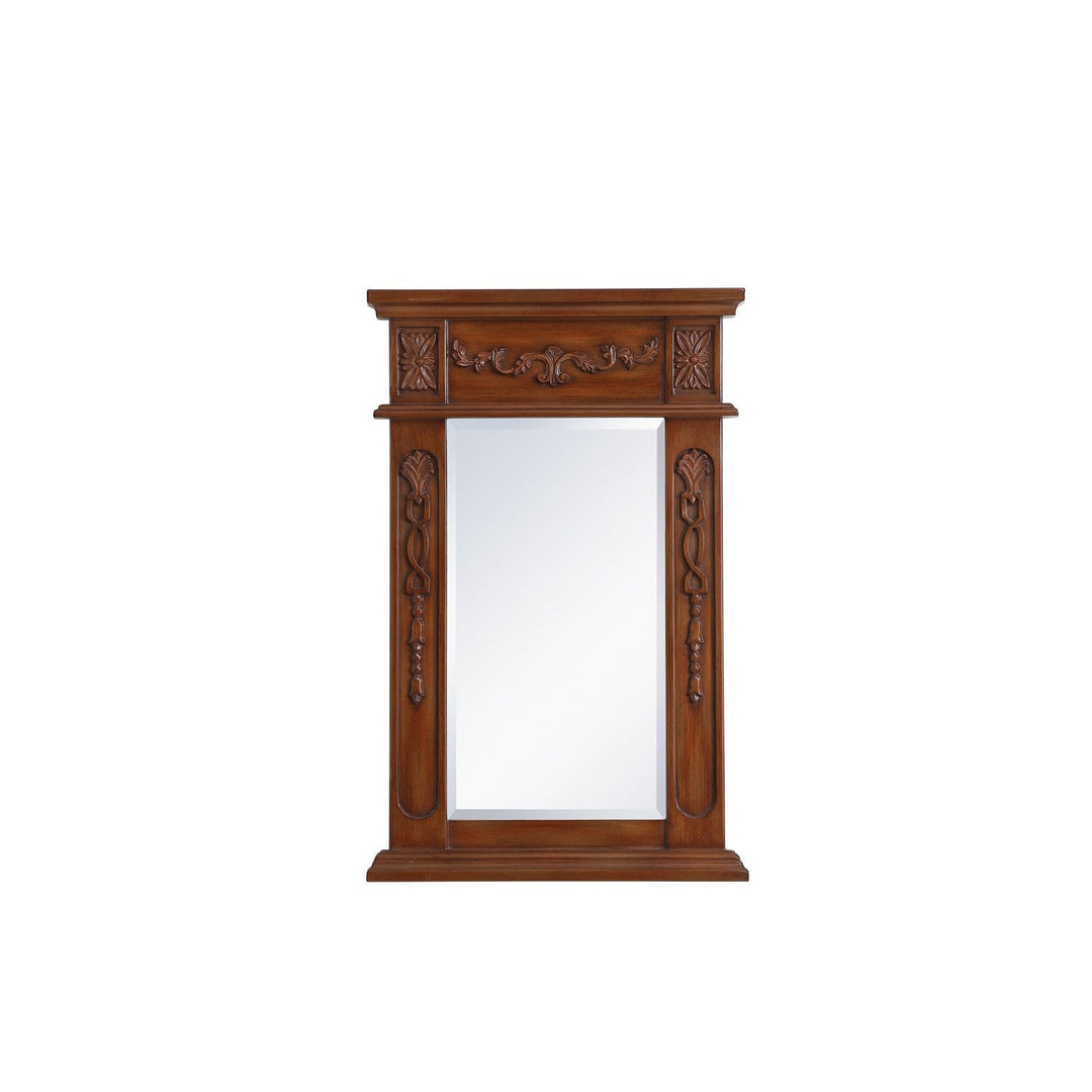 Elegant Lighting VM11828TK  Danville Mirror Teak