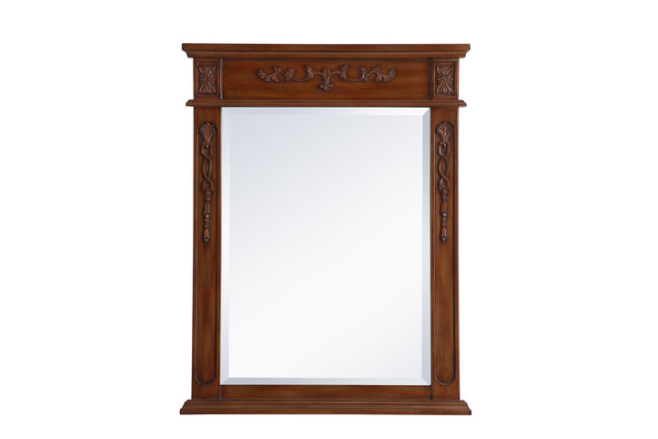 Elegant Lighting VM12836TK  Danville Mirror Teak