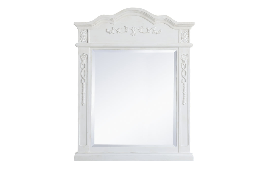 Elegant Lighting VM32836AW  Danville Mirror Antique White