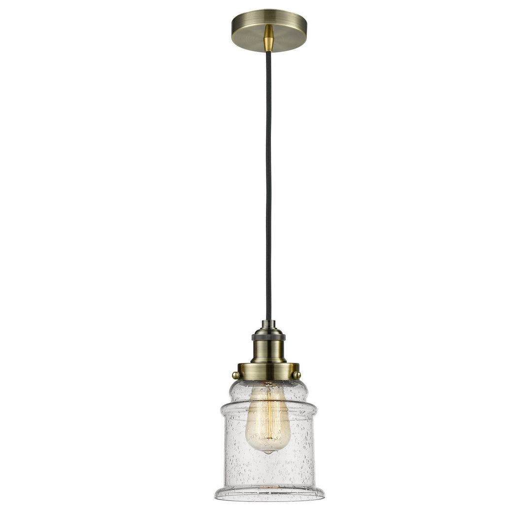 Innovations Edison 100AB-10BK-1H-AB-G184 Pendant Light - Antique Brass