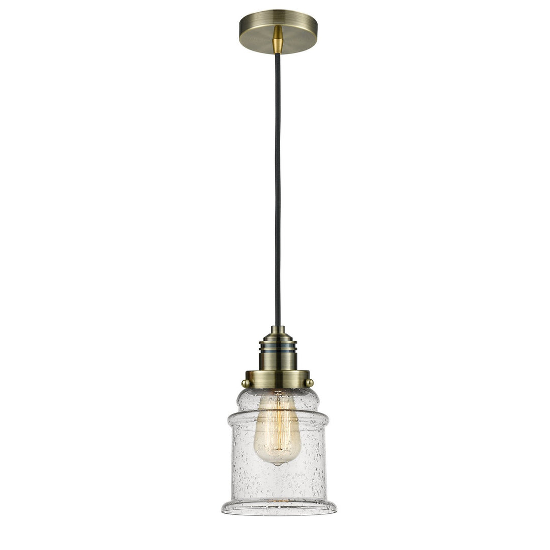 Innovations Winchester 100AB-10BK-2H-AB-G184 Pendant Light - Antique Brass