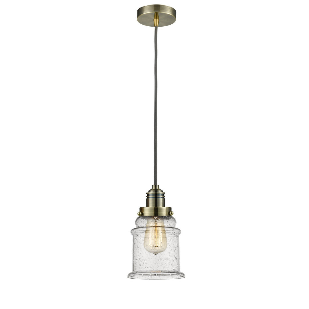 Innovations Winchester 100AB-10GY-2H-AB-G184 Pendant Light - Antique Brass