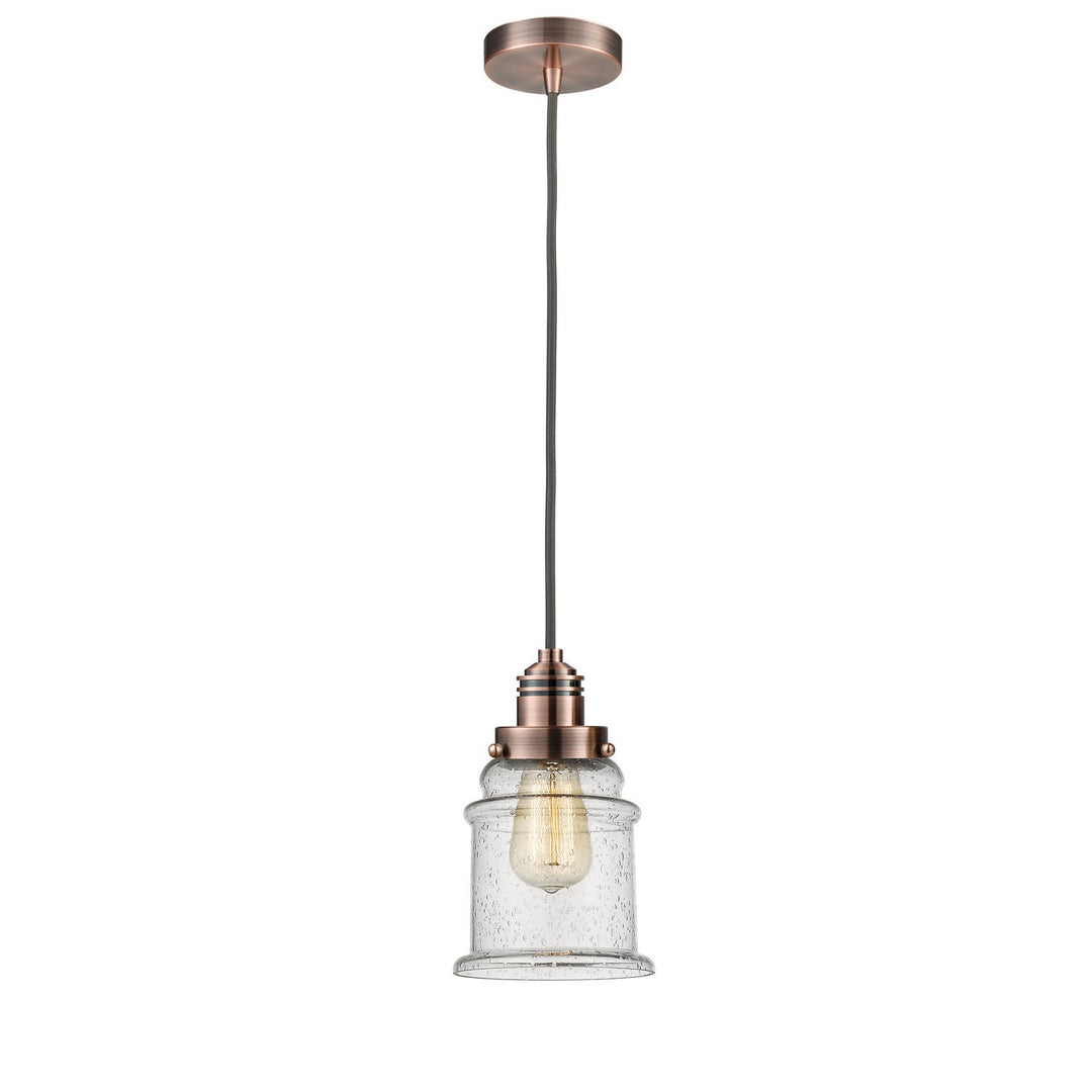 Innovations Winchester 100AC-10GY-2H-AC-G184 Pendant Light - Antique Copper