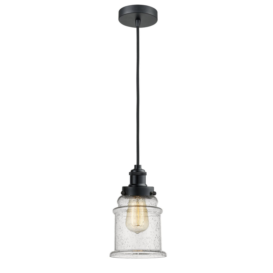 Innovations Edison 100BK-10BK-1H-BK-G184 Pendant Light - Matte Black