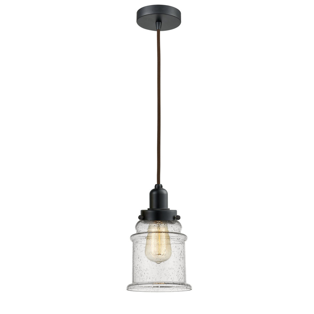 Innovations Whitney 100BK-10BR-0H-BK-G184 Pendant Light - Matte Black