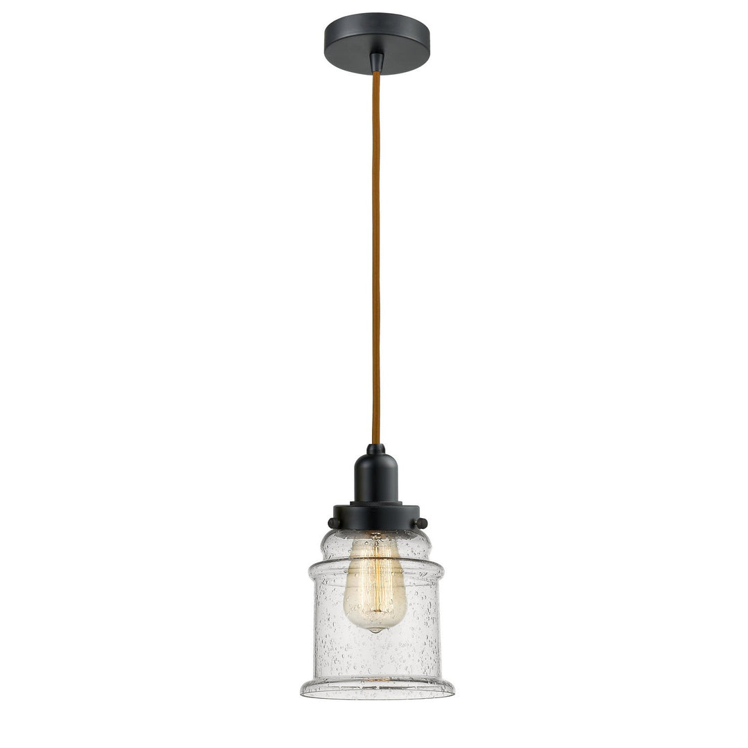 Innovations Whitney 100BK-10CR-0H-BK-G184 Pendant Light - Matte Black