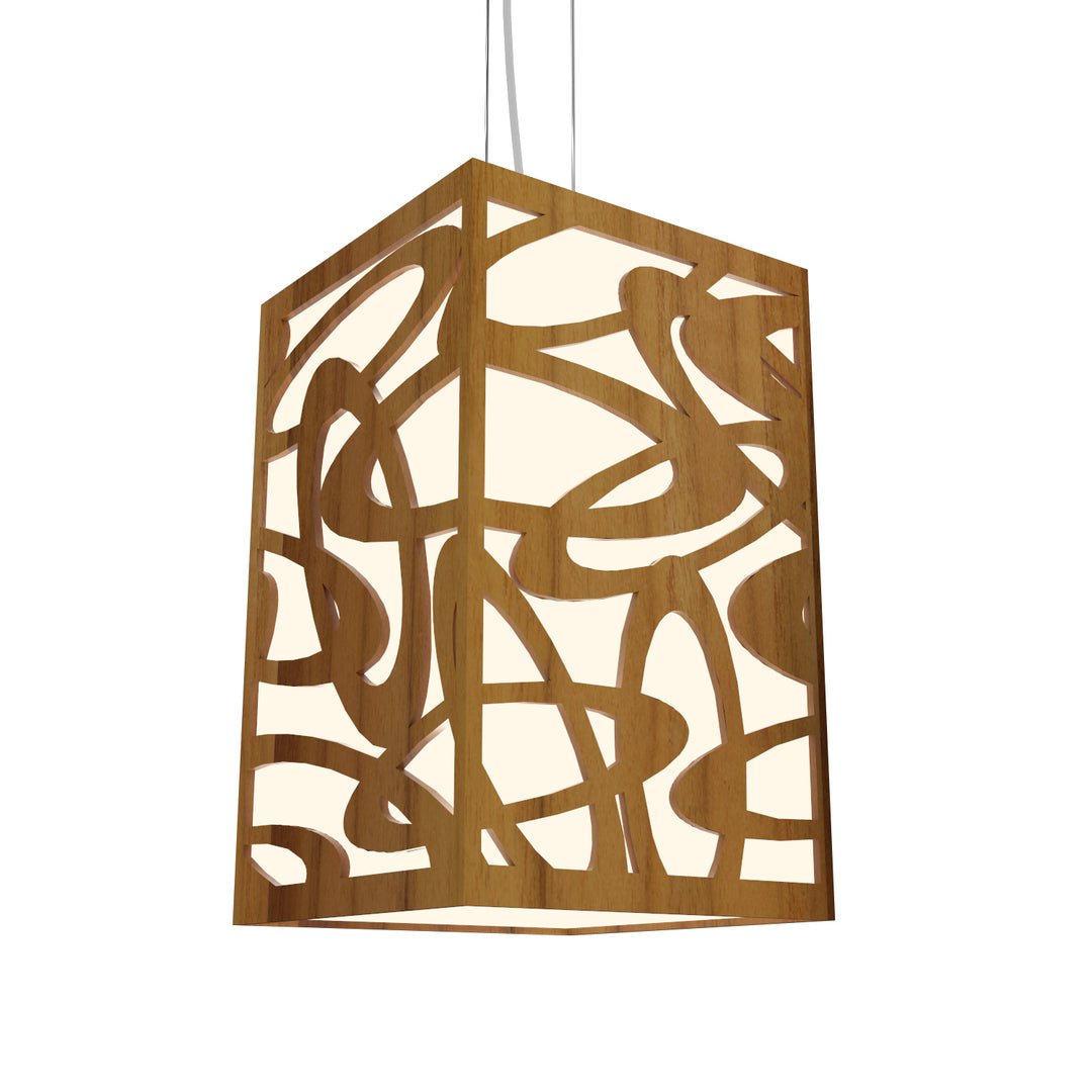 Accord Patterns 1014.12 Pendant Light - Teak