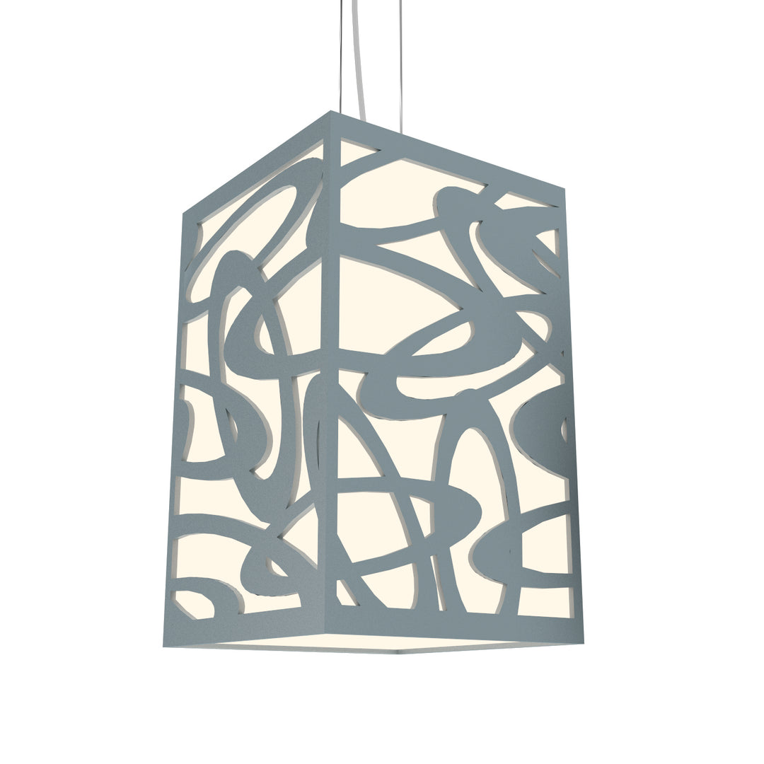 Accord Patterns 1014.40 Pendant Light - Satin Blue