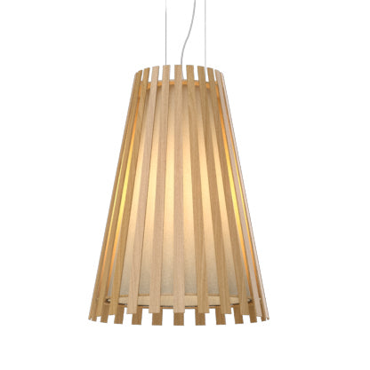 Accord Slatted 1021.09 Pendant Light - Louro Freijo