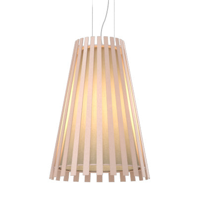 Accord Slatted 1021.15 Pendant Light - Cappuccino