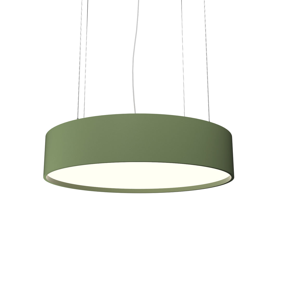 Accord Cylindrical 1037.30 Pendant Light - Olive Green