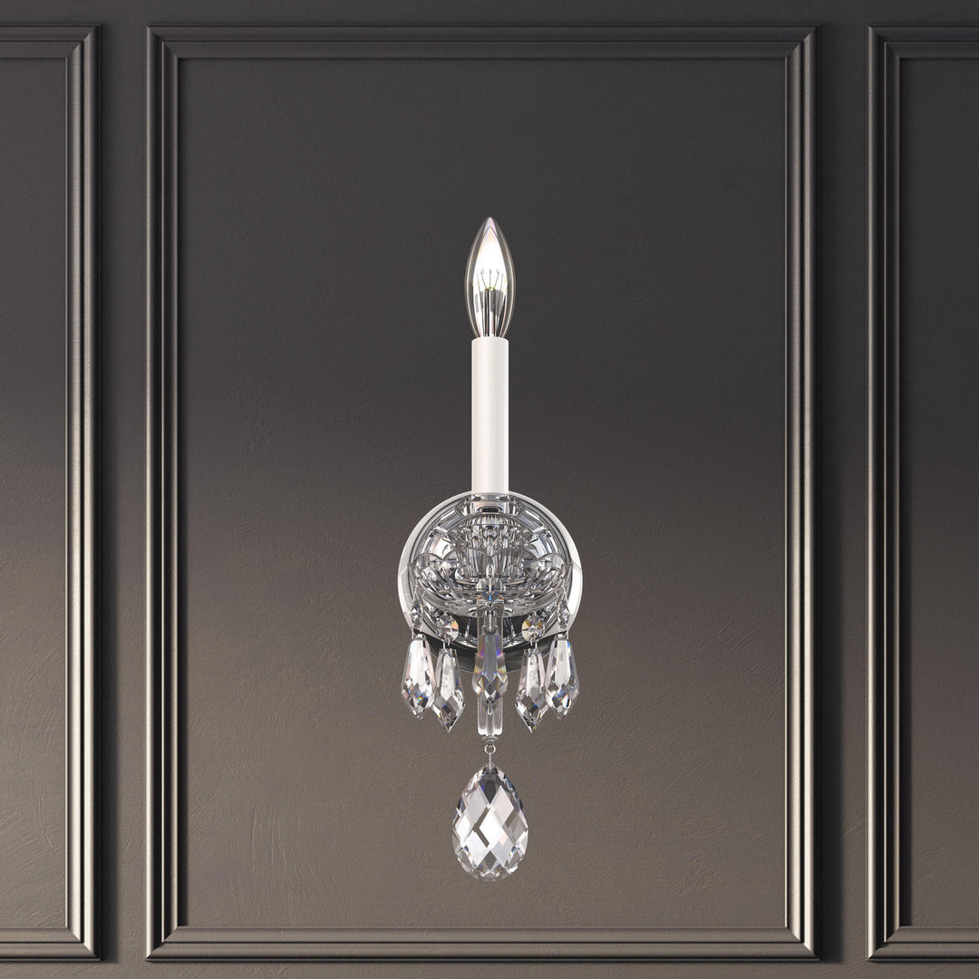 Schonbek Hamilton Nouveau HA5801N-40H Wall Sconce Light - Silver