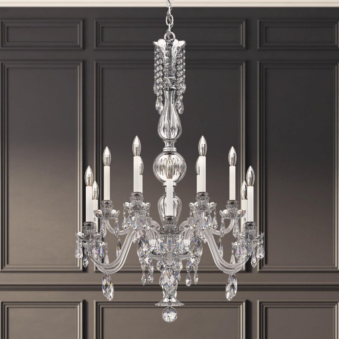 Schonbek Hamilton Nouveau HA5808N-40H Chandelier Light - Silver