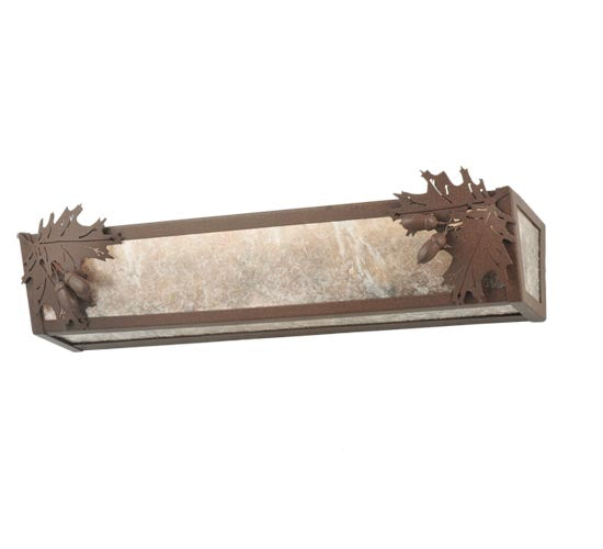 Meyda Tiffany Oak Leaf & Acorn 110188 Bath Vanity Light 24 in. wide - Cafe-Noir