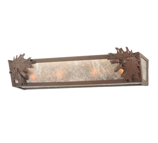 Meyda Tiffany Oak Leaf & Acorn 110188 Bath Vanity Light 24 in. wide - Cafe-Noir