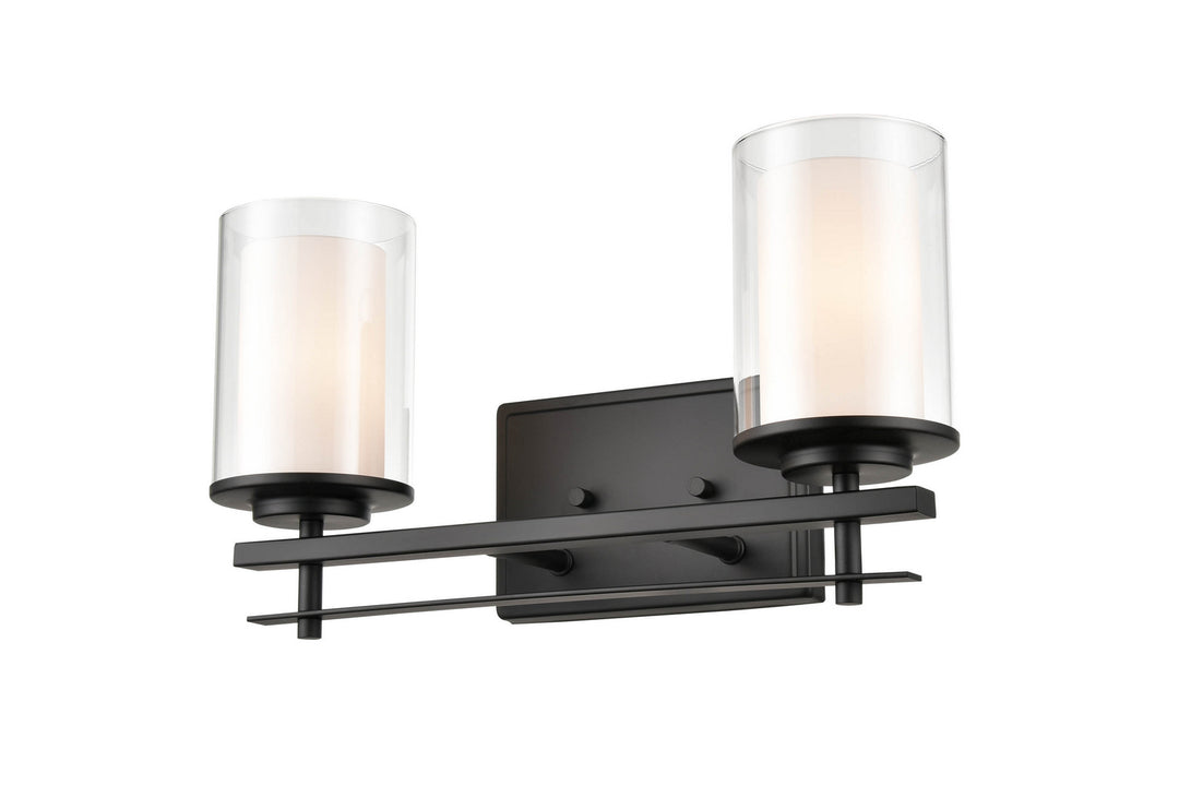 Millennium Huderson 5502-MB Bath Vanity Light 16 in. wide - Matte Black