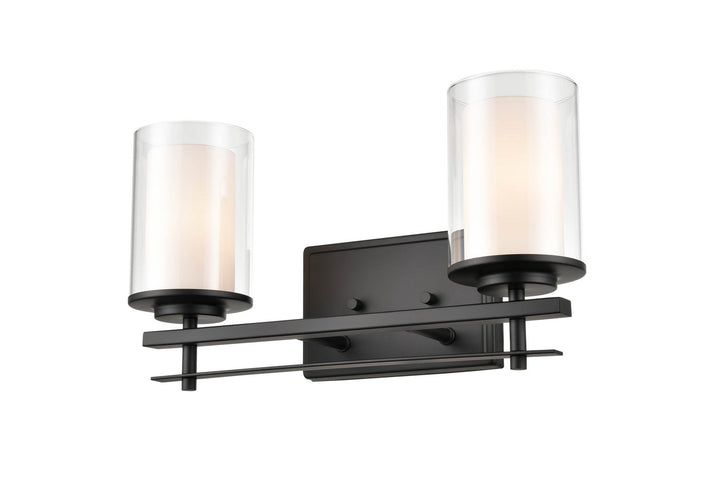 Millennium Huderson 5502-MB Bath Vanity Light 16 in. wide - Matte Black