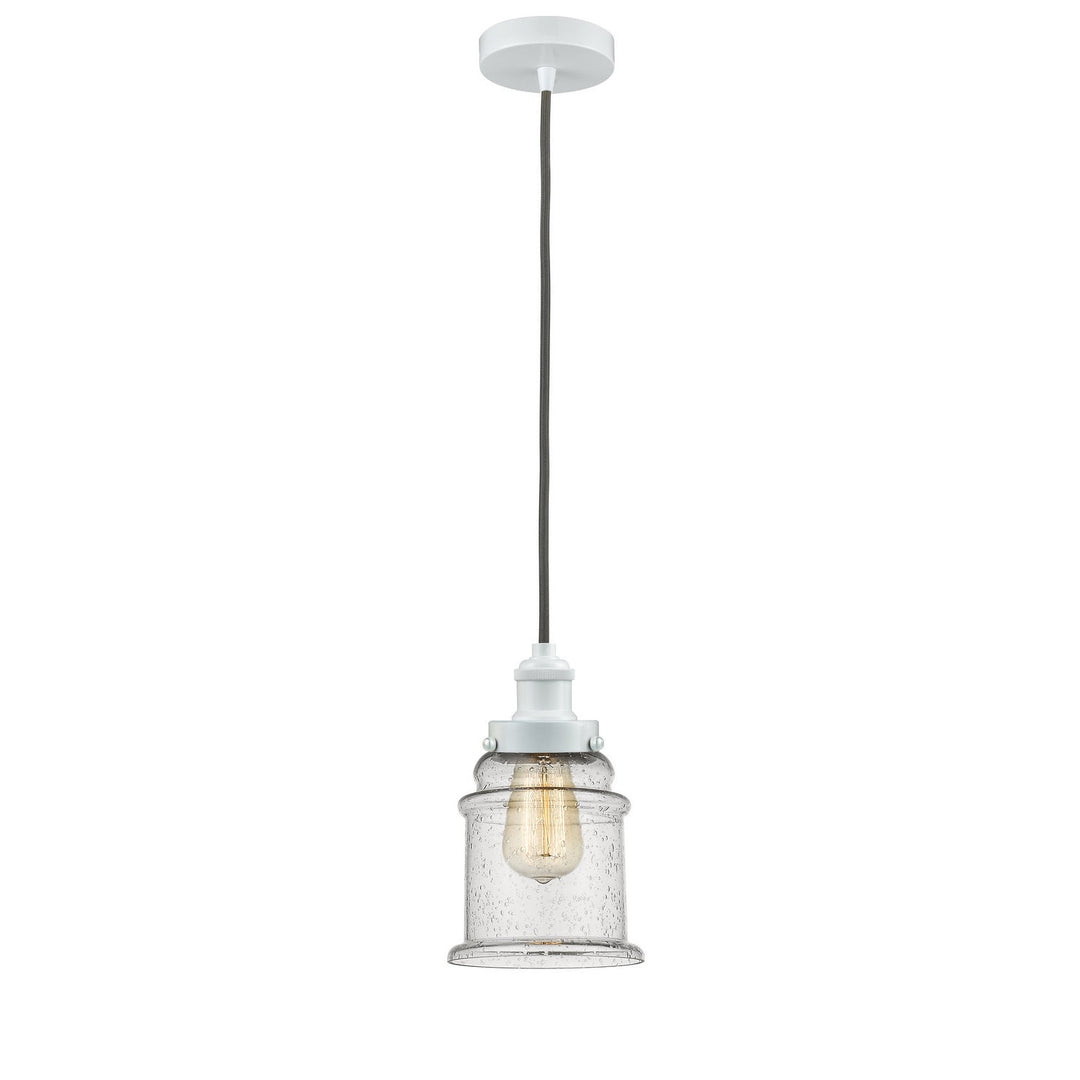 Innovations Edison 100W-10GY-1H-W-G184 Pendant Light - White