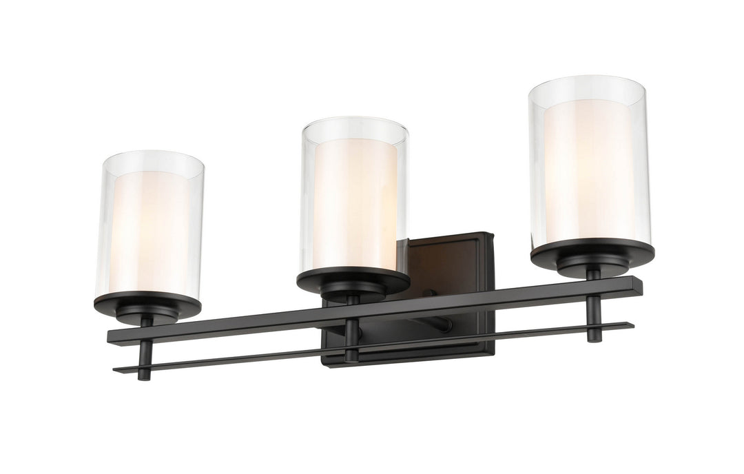 Millennium Huderson 5503-MB Bath Vanity Light 23 in. wide - Matte Black