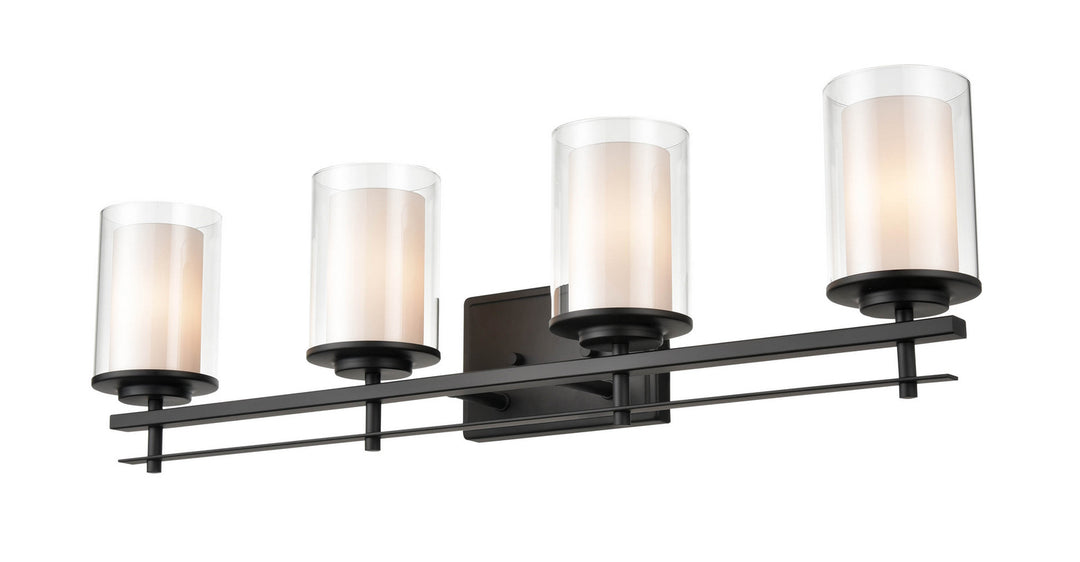 Millennium Huderson 5504-MB Bath Vanity Light 31 in. wide - Matte Black